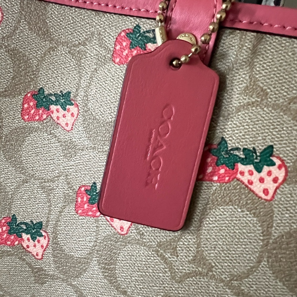 Coach Strawberry Fields Large Reversible City Tot… - image 3